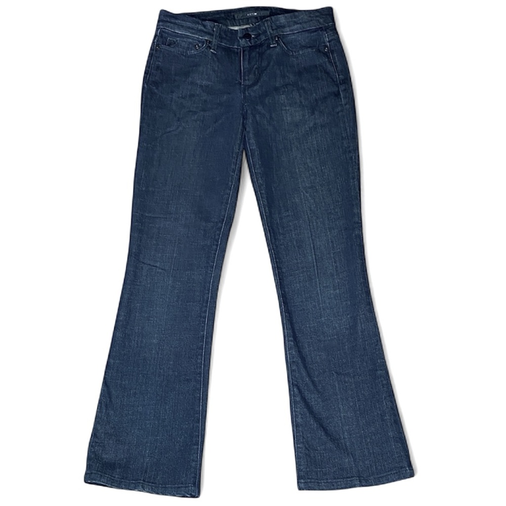 Joe’s Jeans Provocateur Straight Leg Mid-Rise Dark Wash Denim